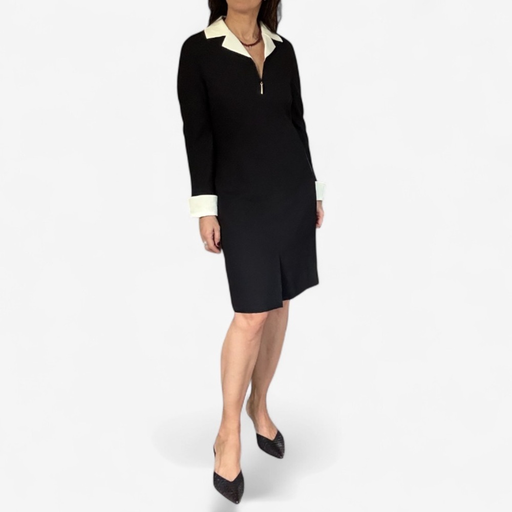 Vintage Evan Picone Peter Pan Collar Dress